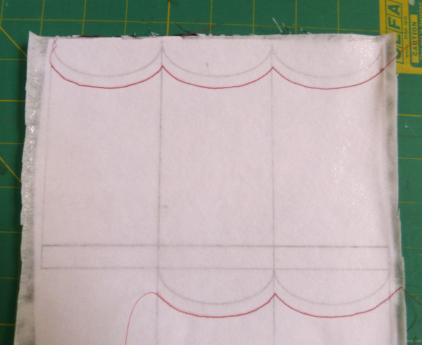 sew along red line