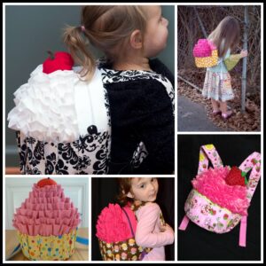 Cozy Cakes Backpack Pattern with Pillow Option - Image 2