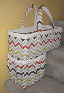 chevron basket