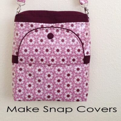 Make  magnetic snap covers for your Convertible/Reversible Bag