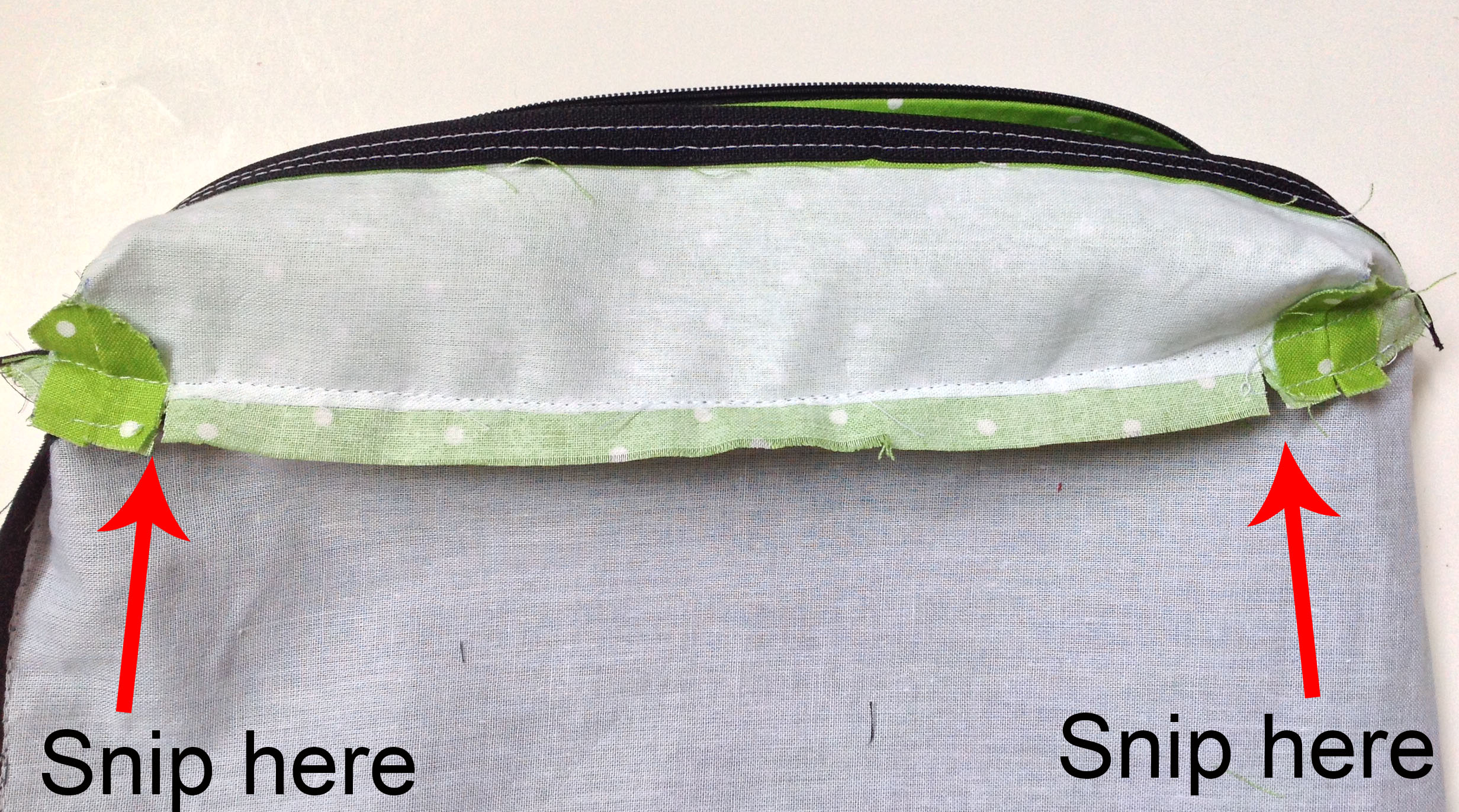 The Convertible Reversible Bag The zipper gusset cozy nest design