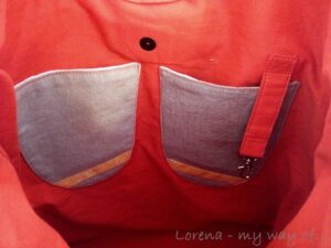 Lorena's tote inside sewing pattern