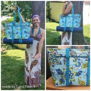 Carol Filbeck made this great bag for her granddaughter; I'd say it was a hit! 