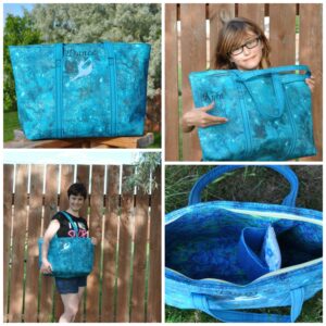 Janice made this great dance bag for her kiddo...what a nice mom! 