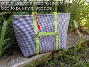 luggage strap for motherload tote