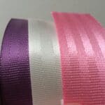 lilac, snow & bubble gum seat belt webbing