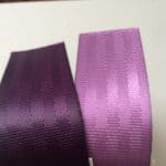 aubergine & lilac seat belt webbing