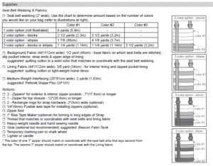 materials list