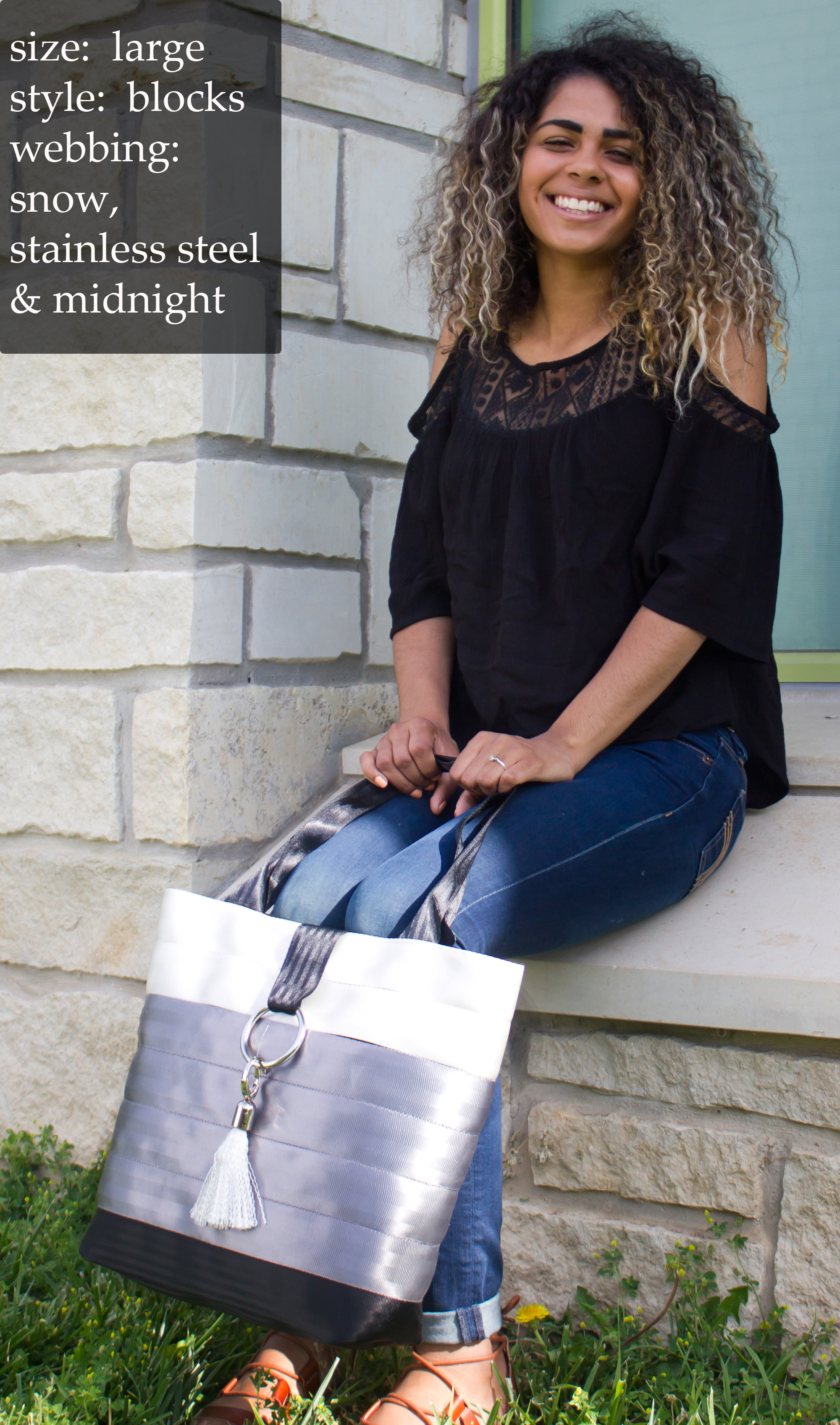 market tote seat belt webbing kit | cozy nest design