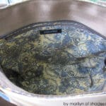 interior of marilyn's seat belt tote