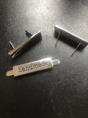 handmade bag tag bagmaking hardware