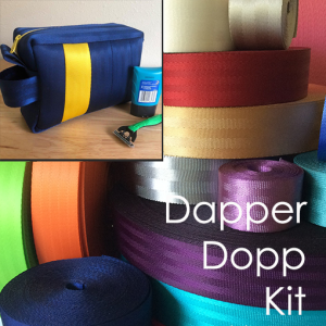 Kit: Dapper Seat Belt Dopp Kit