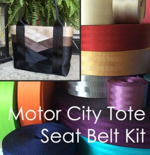 Kit: Motor City Tote Seat Belt Sewing Kit